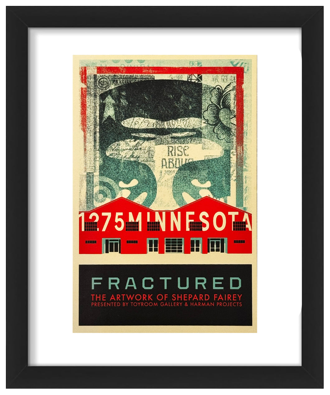 SHEPARD FAIREY 'Fractured' (2025) Original Framed Show Card - Signari Gallery 