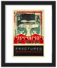 SHEPARD FAIREY 'Fractured' (2025) Original Framed Show Card - Signari Gallery 