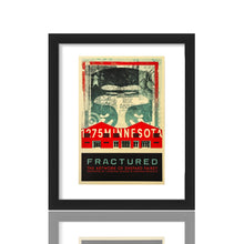 Load image into Gallery viewer, SHEPARD FAIREY &#39;Fractured&#39; (2025) Original Framed Show Card - Signari Gallery 
