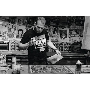 SHEPARD FAIREY 'Fractured' (2025) Original Framed Show Card - Signari Gallery 