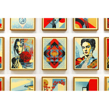 Load image into Gallery viewer, SHEPARD FAIREY &#39;Fractured&#39; (2025) Original Framed Show Card - Signari Gallery 