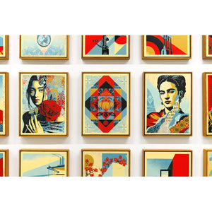 SHEPARD FAIREY 'Fractured' (2025) Original Framed Show Card - Signari Gallery 
