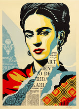 Load image into Gallery viewer, SHEPARD FAIREY 'The Woman Who Defeated Pain (Frida Kahlo)' (2023) Tribute Screen Print (#207) - Signari Gallery 