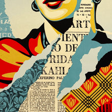Load image into Gallery viewer, SHEPARD FAIREY 'The Woman Who Defeated Pain (Frida Kahlo)' (2023) Tribute Screen Print (#207) - Signari Gallery 