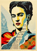SHEPARD FAIREY 'The Woman Who Defeated Pain (Frida Kahlo)' (2023) Tribute Screen Print (#387) - Signari Gallery 