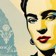 Load image into Gallery viewer, SHEPARD FAIREY 'The Woman Who Defeated Pain (Frida Kahlo)' (2023) Tribute Screen Print (#387) - Signari Gallery 