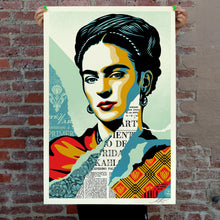 Load image into Gallery viewer, SHEPARD FAIREY &#39;Frida Kahlo: The Woman Who Defeated Pain&#39; (2024) Offset Lithograph