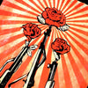 SHEPARD FAIREY 'Guns and Roses' (2006) Rare Early Gallery Show Poster - Signari Gallery 