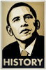 SHEPARD FAIREY 'History: Obama' (2009) Rare Original Inauguration Sticker