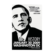 Load image into Gallery viewer, SHEPARD FAIREY &#39;Hope&#39; + &#39;History&#39; (2008-2009) Framed Original Obama Sticker Set