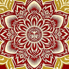 SHEPARD FAIREY 'Holiday Mandala Gift' (2013) Rare Screen Print