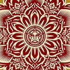 SHEPARD FAIREY 'Holiday Mandala Gift' (2013) Rare Screen Print