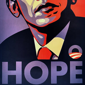 SHEPARD FAIREY 'Hope' (2010) Reproduction Offset Lithograph - Signari Gallery 