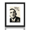 SHEPARD FAIREY 'Hope' (2008) Rare Original Framed Campaign Sticker