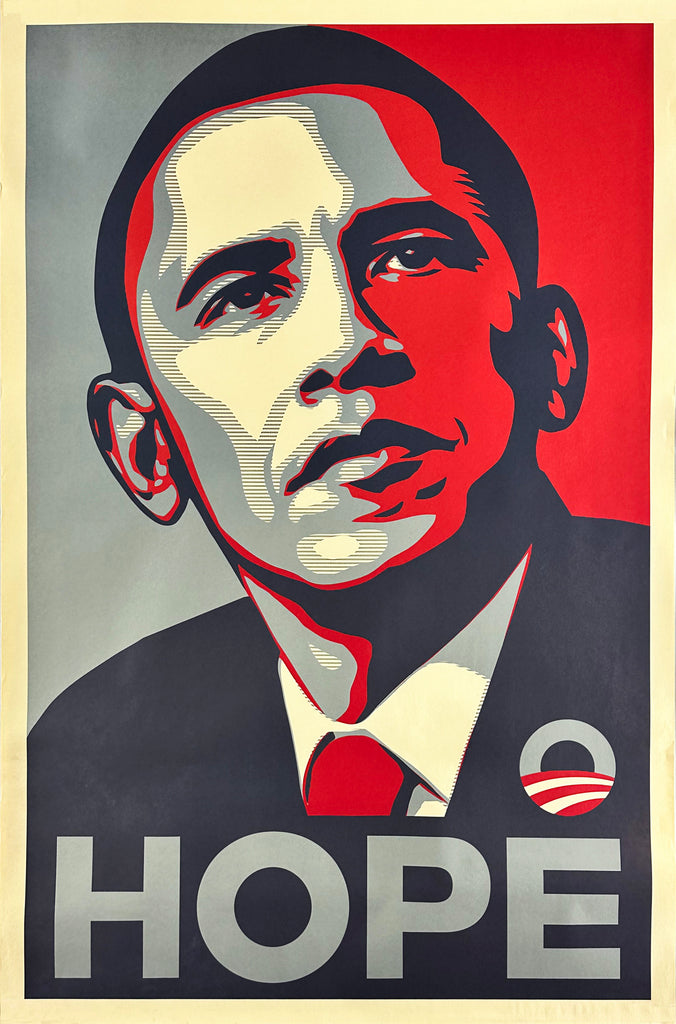 SHEPARD FAIREY 'Hope' (2008) Rare Offset Lithograph - Signari Gallery 