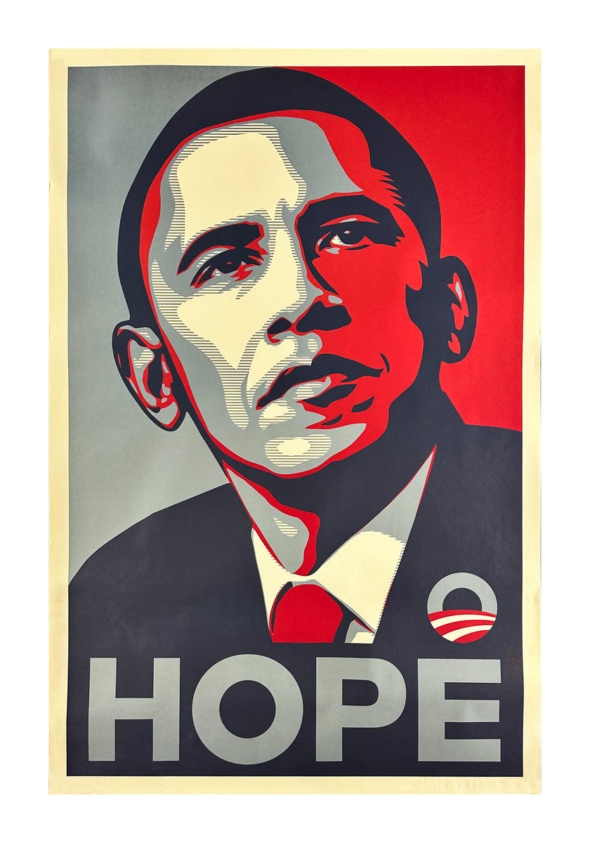 SHEPARD FAIREY 'Hope' (2008) Rare Offset Lithograph | Signari Gallery