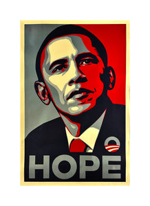 SHEPARD FAIREY 'Hope' (2008) Rare Original Offset Lithograph