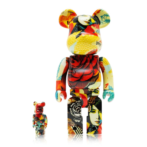 SHEPARD FAIREY x Be@rbrick 'Ideal Power' (2022) Designer Art Figure Set