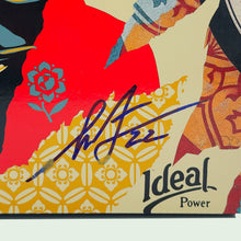 Load image into Gallery viewer, SHEPARD FAIREY x Be@rbrick 'Ideal Power' (2022) HAND-SIGNED Designer Art Figure Set