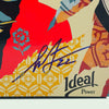 SHEPARD FAIREY x Be@rbrick 'Ideal Power' (2022) HAND-SIGNED Designer Art Figure Set