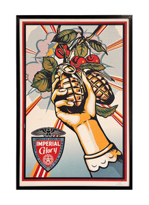 SHEPARD FAIREY 'Imperial Glory' (2014) RARE Framed Offset Lithograph