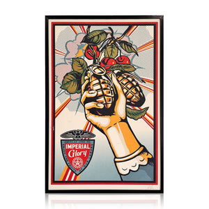 SHEPARD FAIREY 'Imperial Glory' (2014) RARE Framed Offset Lithograph