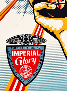 SHEPARD FAIREY 'Imperial Glory' (2014) RARE Offset Lithograph