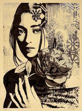 Load image into Gallery viewer, SHEPARD FAIREY &#39;Incarnation&#39; (2024) Screen Print (silver)