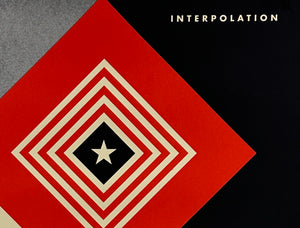 SHEPARD FAIREY 'Interpolation Diptych' (2014) Matching No. Screen Print Set - Signari Gallery 
