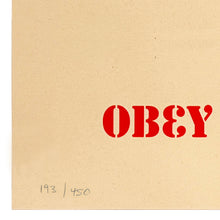 Load image into Gallery viewer, SHEPARD FAIREY &#39;Jasper Johns&#39; (2009) Rare Screen Print (cream-#193)