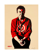 Load image into Gallery viewer, SHEPARD FAIREY &#39;Jasper Johns&#39; (2009) Rare Screen Print (cream)