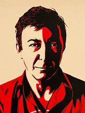 Load image into Gallery viewer, SHEPARD FAIREY &#39;Jasper Johns&#39; (2009) Rare Screen Print (cream)