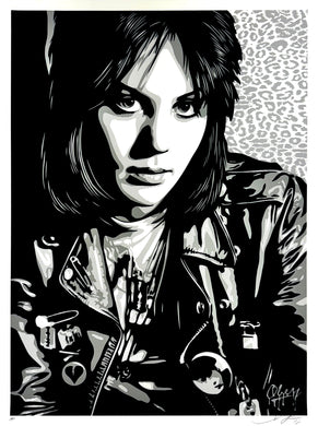 SHEPARD FAIREY 'Joan Jett: The Runaway' (2013) Screen Print (AP) - Signari Gallery 