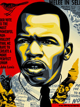 Load image into Gallery viewer, SHEPARD FAIREY &#39;John Lewis: Good Trouble&#39; (2020) Rare Screen Print