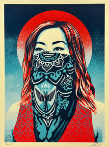 SHEPARD FAIREY 'Just Future/Angels Rising' (2021) Screen Print Set