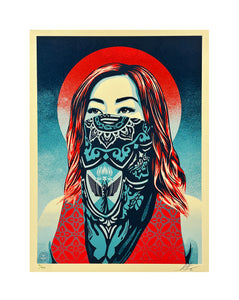 SHEPARD FAIREY 'Just Future/Angels Rising' (2021) Screen Print Set