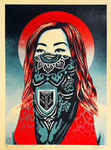 SHEPARD FAIREY 'Just Future/Angels Rising' (2021) Screen Print Set