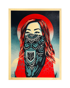 SHEPARD FAIREY 'Just Future/Angels Rising' (2021) Screen Print Set