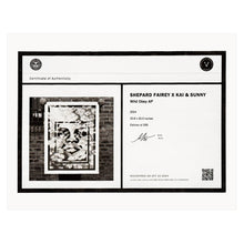 Load image into Gallery viewer, SHEPARD FAIREY x KAI + SUNNY &#39;Wild Obey&#39; (2024) *Artist Proof* 7-Color Screen Print