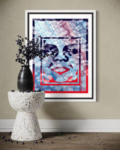 Load image into Gallery viewer, SHEPARD FAIREY x KAI + SUNNY &#39;Wild Obey&#39; (2024) Custom Framed Screen Print