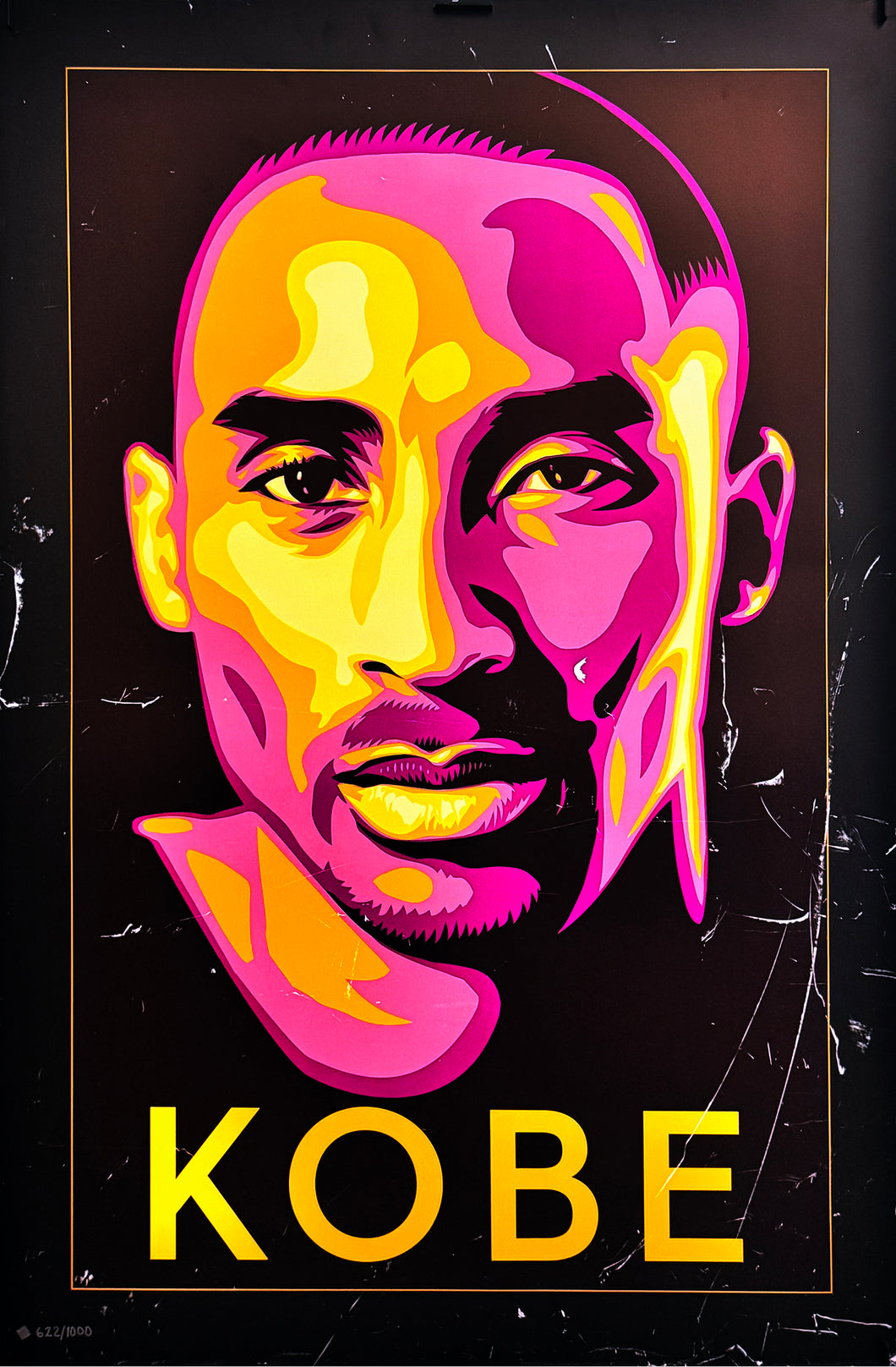 SHEPARD FAIREY x Upper Deck 'KOBE' (2008) Original Offset Lithograph*