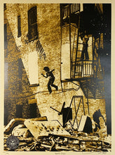 Load image into Gallery viewer, SHEPARD FAIREY x MARTHA COOPER &#39;Leap of Faith&#39; Screen Print - Signari Gallery 