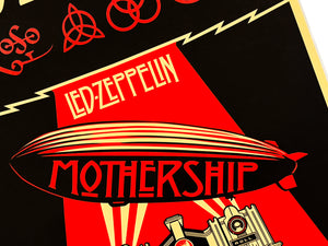 SHEPARD FAIREY 'Led Zeppelin: Mothership' (2011) Screen Print