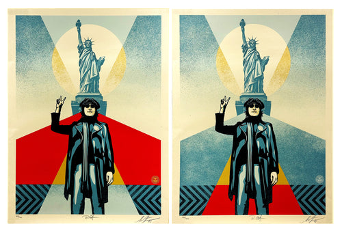 SHEPARD FAIREY 'Lennon: Peace & Liberty' (2023) Screen Prints Series