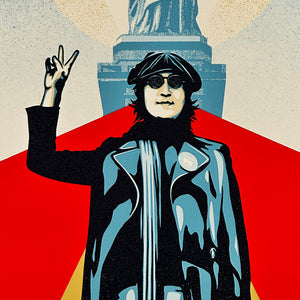 SHEPARD FAIREY 'Lennon: Peace & Liberty' (2023) Screen Prints Series - Signari Gallery 