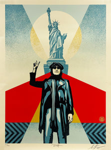 SHEPARD FAIREY 'Lennon Peace & Liberty' (2023) Screen Print Set - Signari Gallery 
