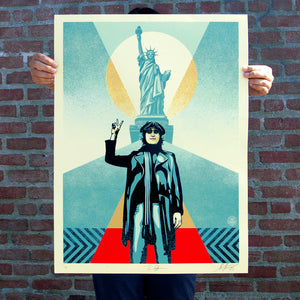 SHEPARD FAIREY 'Lennon Peace & Liberty' (2023) Screen Print Set - Signari Gallery 