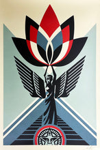 Load image into Gallery viewer, SHEPARD FAIREY &#39;Lotus Angel&#39; Offset Lithograph - Signari Gallery 