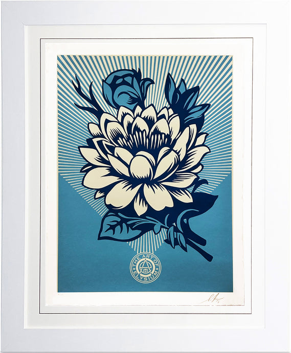 SHEPARD FAIREY 'Lotus Blossom' (2016) Rare Silkscreen Print