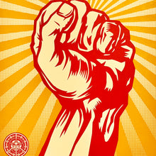 Load image into Gallery viewer, SHEPARD FAIREY &#39;Love Unites&#39; (2008) RARE Screen Print